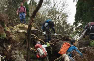 足を運ぼうにも運ぶ場所が見当たらず、誰ひとり同じルートで越えることがありませんでした(@@;)